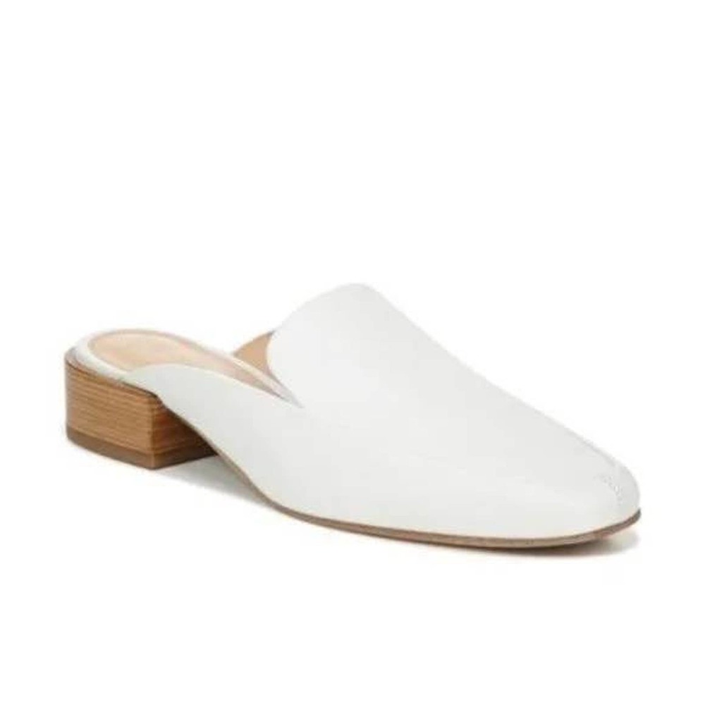 Via Spiga Bibiane White Leather Mule